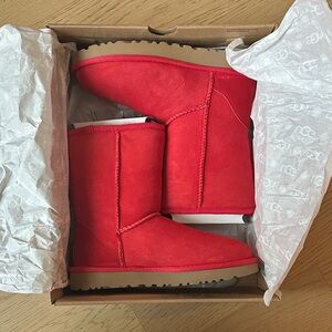 UGG Classic Short II Red Boots